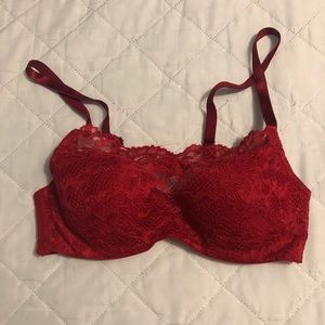 Red lace Bralette
